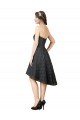Lace Cocktail Bridesmaid Dress with Hi-Low Hemline