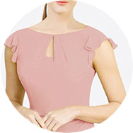 Online Boat Neck Bridesmaid Dresses